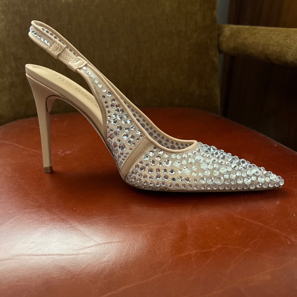 Steve Madden  REYES NWT elegant rhinestone sling back 9.5